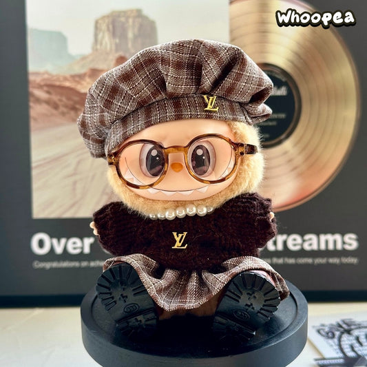 POP MART Labubu Replacing Clothes Set, Labubu Outfit LV (No Dolls)