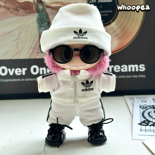 POP MART Labubu Replacing Clothes Set, Labubu Outfit Adidas(No Dolls)