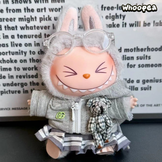 POP MART Labubu Replacing Clothes Set, Labubu Outfit GUCCI (No Dolls)