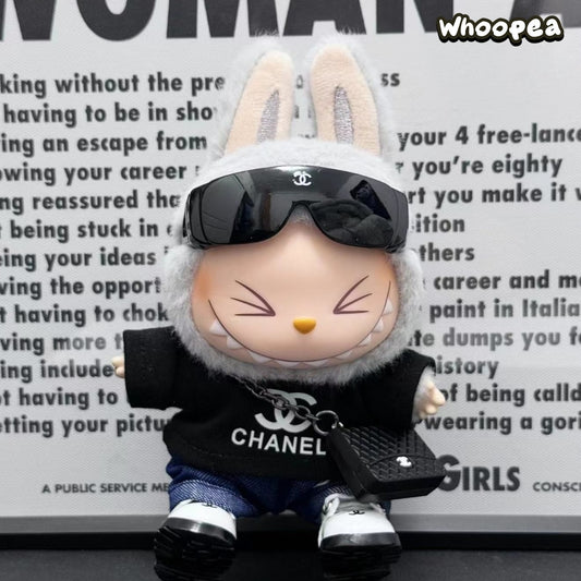 POP MART Labubu Replacing Clothes Set, Labubu Outfit Chanel (No Dolls)