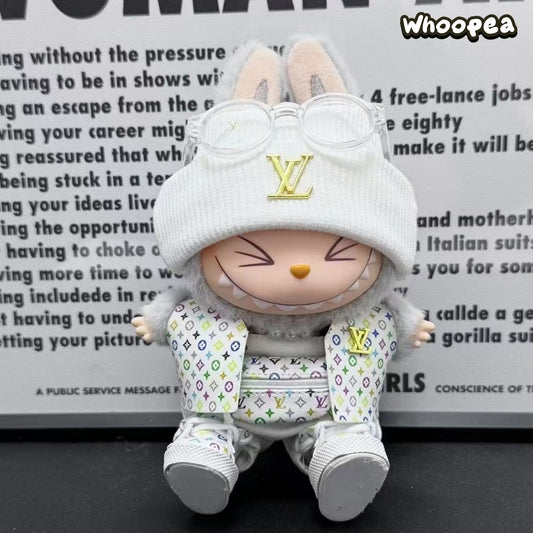 POP MART Labubu Replacing Clothes Set, Labubu Outfit LV (No Dolls)