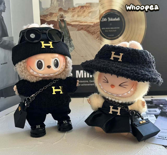 POP MART Labubu Replacing Clothes Set, Labubu Hermès Outfit (No Dolls)