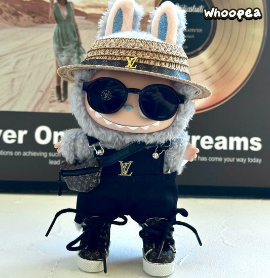 POP MART Labubu Replacing Clothes Set, Labubu Outfit LV (No Dolls)