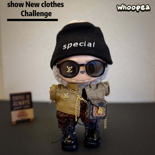 POP MART Labubu Replacing Clothes Set, Labubu Outfit LV