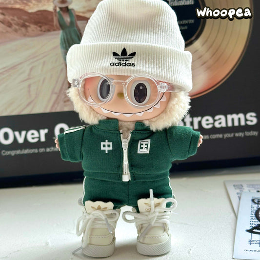 POP MART Labubu Replacing Clothes Set, Labubu Outfit Adidas(No Dolls)